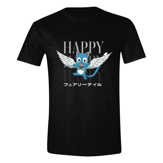 Fairy Tail T-Shirt Happy Happy Happy Size S 5056318039619