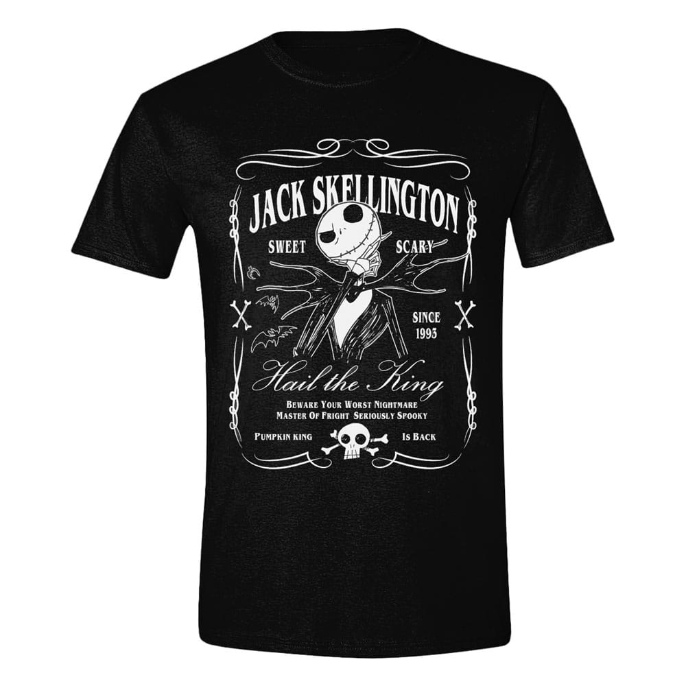 Disney The Nightmare Before Christmas T-Shirt Jack Skellington Label Size S 5059934940635