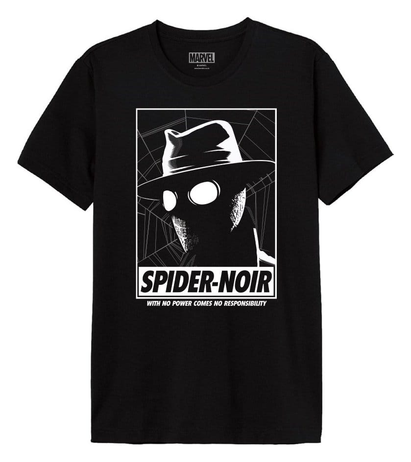 Marvel T-Shirt Spider-Noir Red Banner Cover Size S 3664794827679