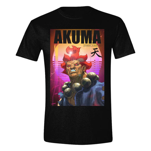 Street Fighter T-Shirt Akuma Size S 5056567123220
