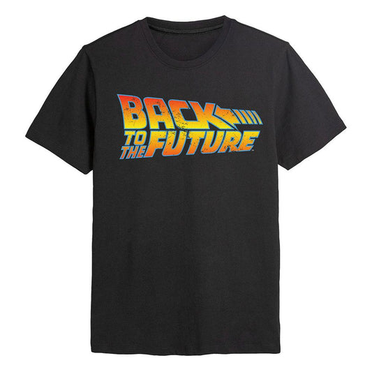 Back To The Future T-Shirt Logo Size L 5056270486971