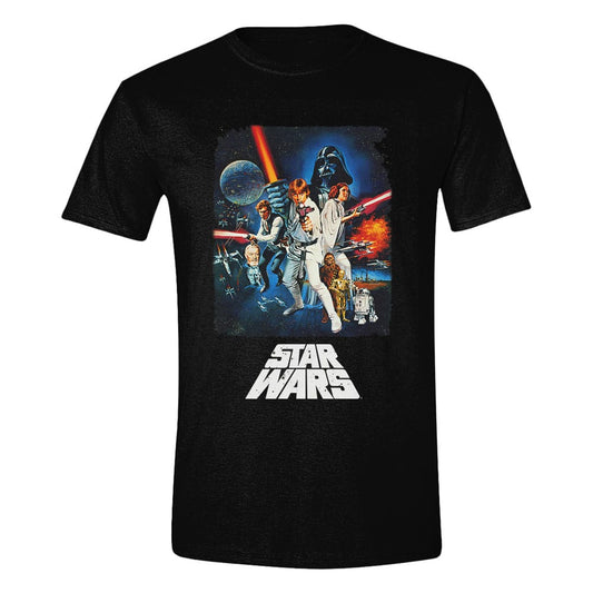 Star Wars A New Hope T-Shirt Retro Poster Size S 5063609281152