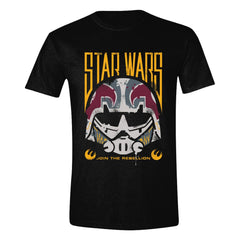Star Wars T-Shirt Join The Rebellion Spray Size S 5063376148368