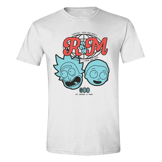 Rick & Morty T-Shirt Forever The Universe Is Yours Size S 5063609362097