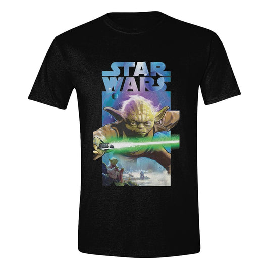 Star Wars T-Shirt Yoda Poster Size S 5063376512312