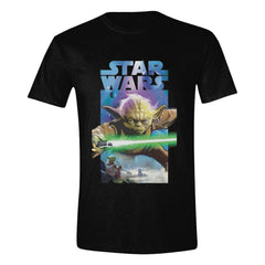 Star Wars T-Shirt Yoda Poster Size S 5063376512312