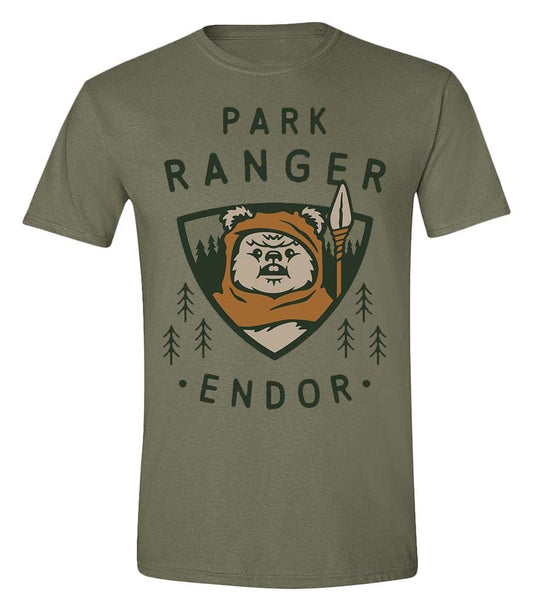 Star Wars T-Shirt Park Ranger Ewok Size S 5063609733910