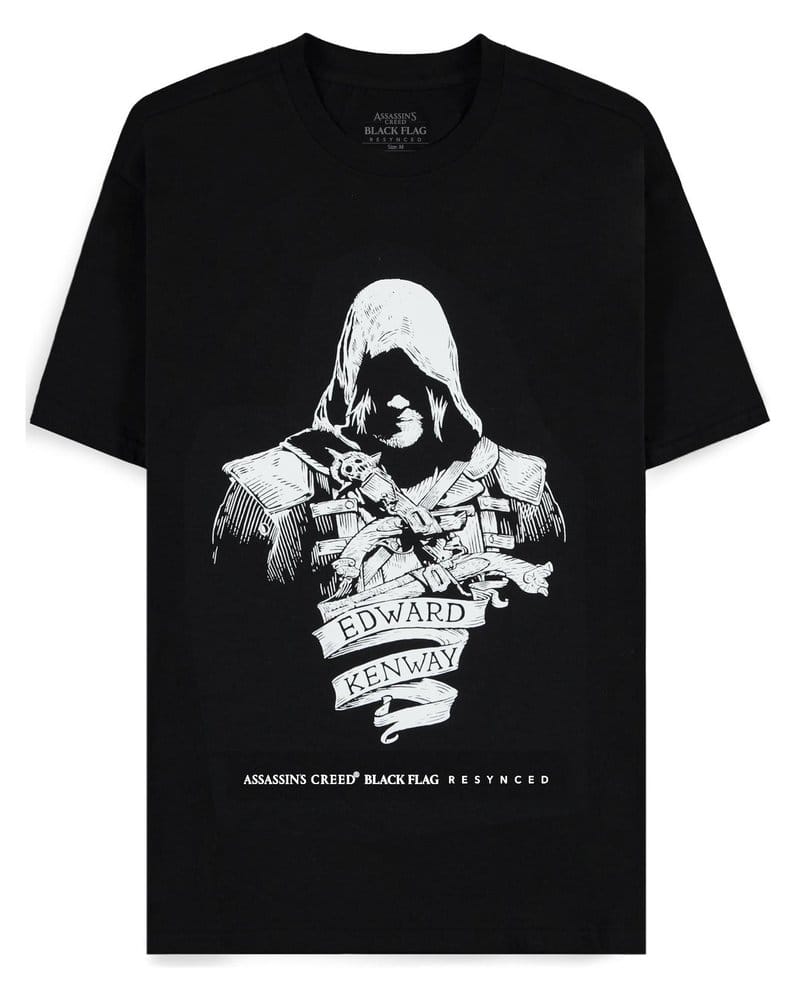 Assassin's Creed T-Shirt Black Flag Resynched Edward Kenway Size L 8718526435337