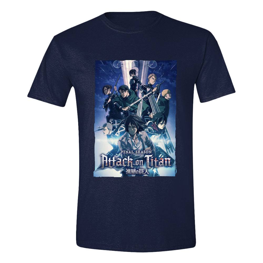 Attack On Titan T-Shirt Season Poster Size S 5056318040301