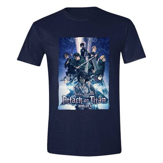 Attack On Titan T-Shirt Season Poster Size S 5056318040301