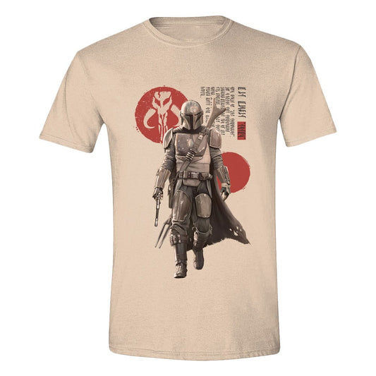 Star Wars The Mandalorian T-Shirt Mandalorian Script Size S 5063376452588