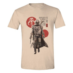 Star Wars The Mandalorian T-Shirt Mandalorian Script Size S 5063376452588