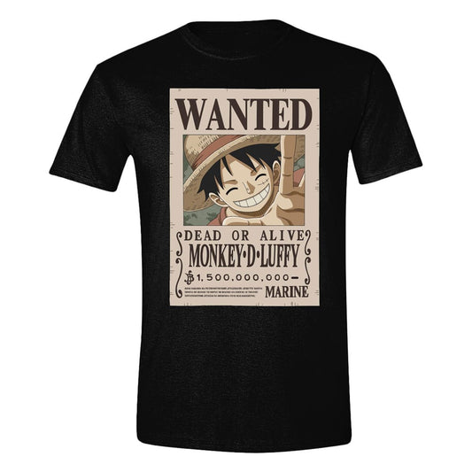 One Piece T-Shirt Luffy Wanted Size S 8435073770598