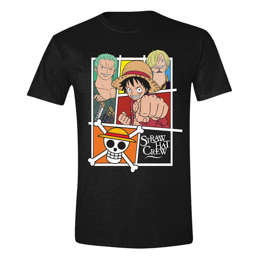 One Piece T-Shirt Straw Hat Crew Size XL 8435073717074