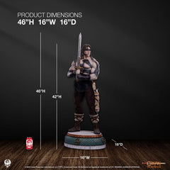 Conan the Barbarian Elite Series Statue 1/2 Conan Warpaint Edition 116 cm 0783214378409