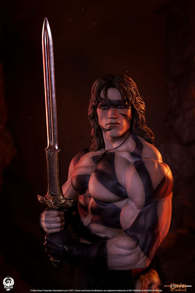 Conan the Barbarian Elite Series Statue 1/2 Conan Warpaint Edition 116 cm 0783214378409