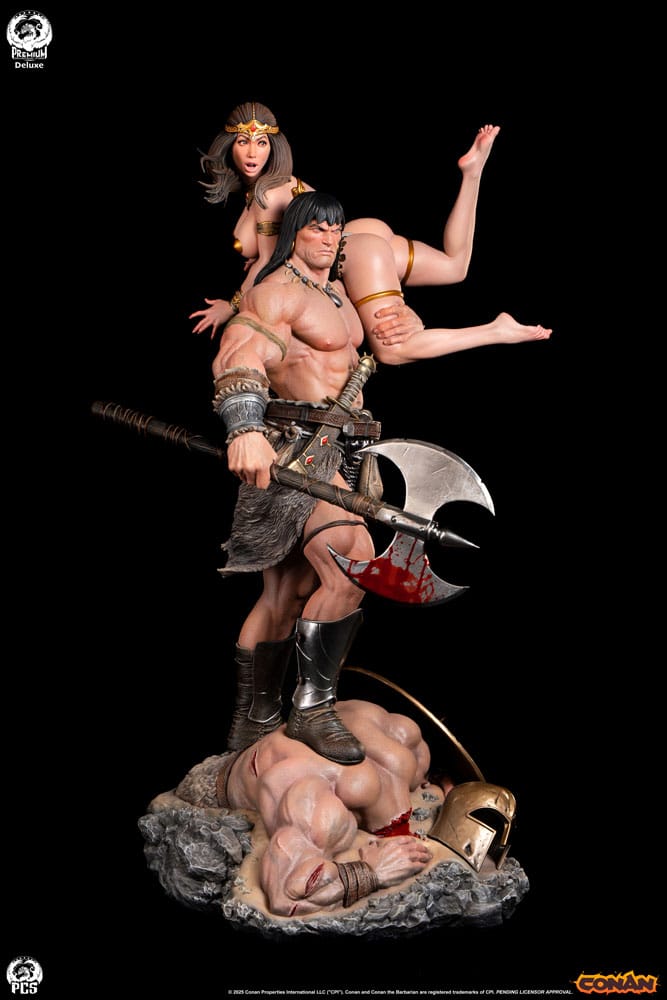 Conan the Barbarian Statue 1/4 Conan Deluxe Edition 63 cm 0783214379659