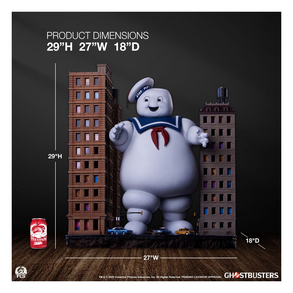 The Ghostbusters Diorama Statue Stay Puft Marshmallow Man 74 cm 0783214379048