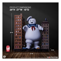 The Ghostbusters Diorama Statue Stay Puft Marshmallow Man Deluxe Edition 74 cm 0783214379055