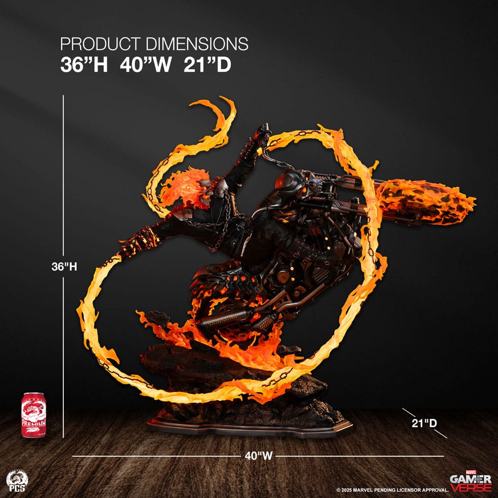 Marvel Gamerverse Statue 1/3 Ghost Rider 91 cm 0783214378928