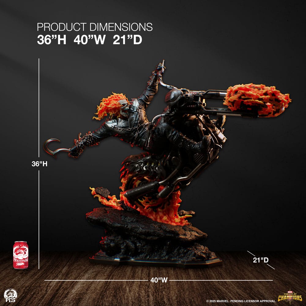 Marvel Contest of Champions Statue 1/3 Ghost Rider Variant Edition 91 cm 0783214380235