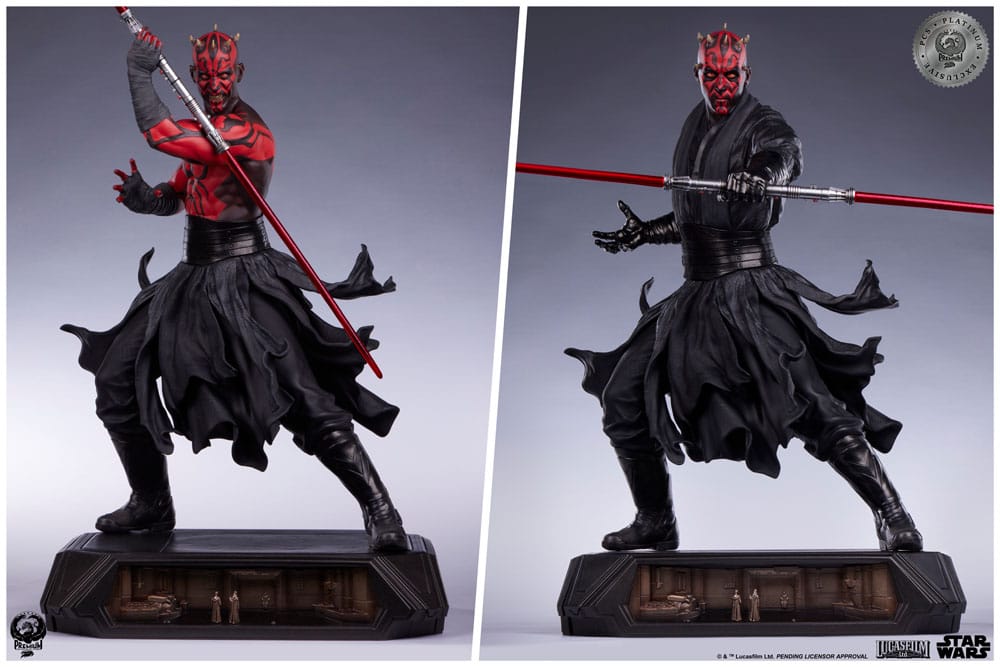 Star Wars Epic Series Statue 1/3 Darth Maul Platinum Exclusive 86 cm   0783214378591