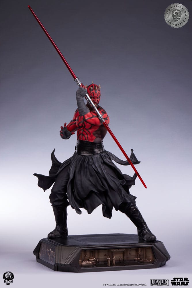 Star Wars Epic Series Statue 1/3 Darth Maul Platinum Exclusive 86 cm   0783214378591