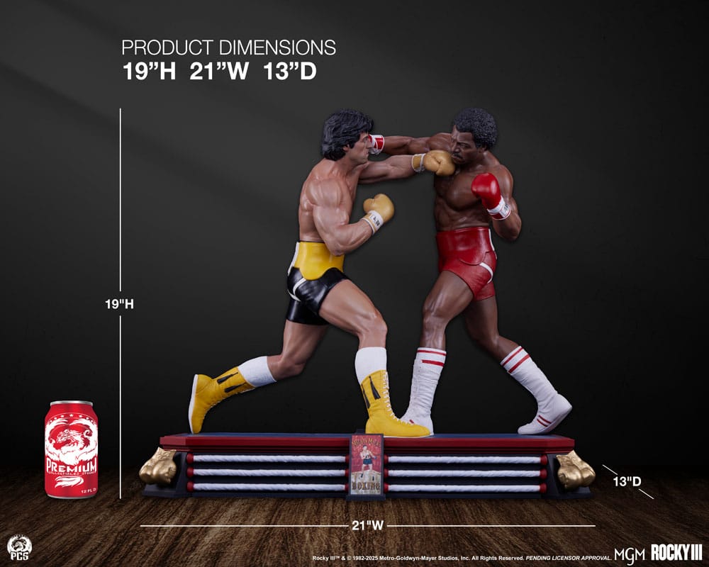 Rocky III Diorama 1/4 Statue Rocky Balboa  & Apollo Creed 48 cm 0712179860612
