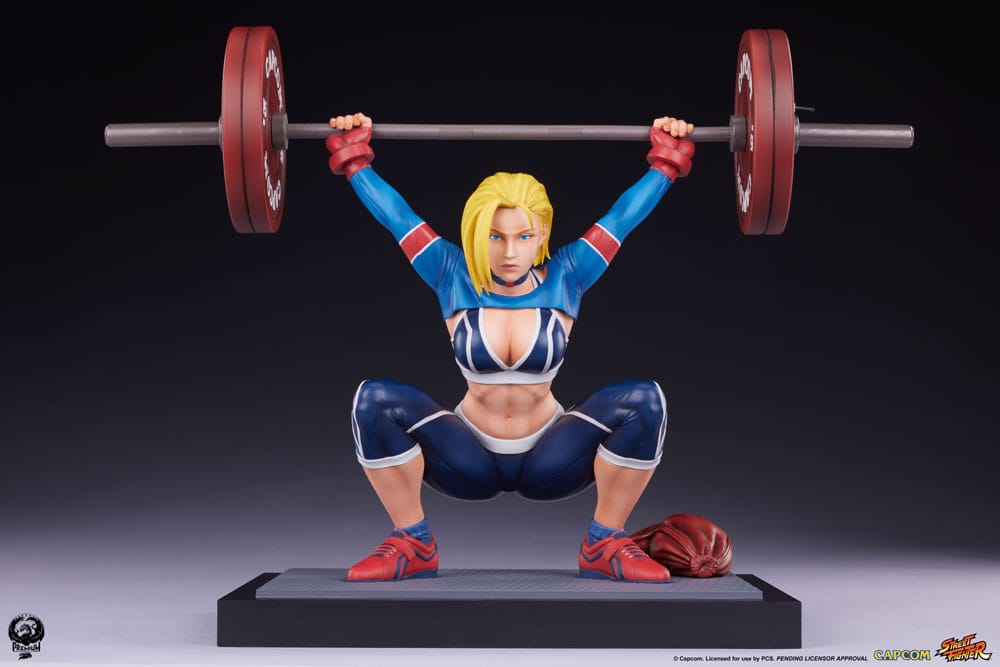Street Fighter Premier Series Statue 1/4 Cammy: Powerlifting SF6 41 cm 0783214378645