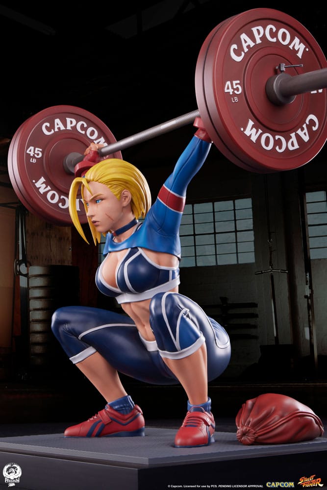 Street Fighter Premier Series Statue 1/4 Cammy: Powerlifting SF6 41 cm 0783214378645