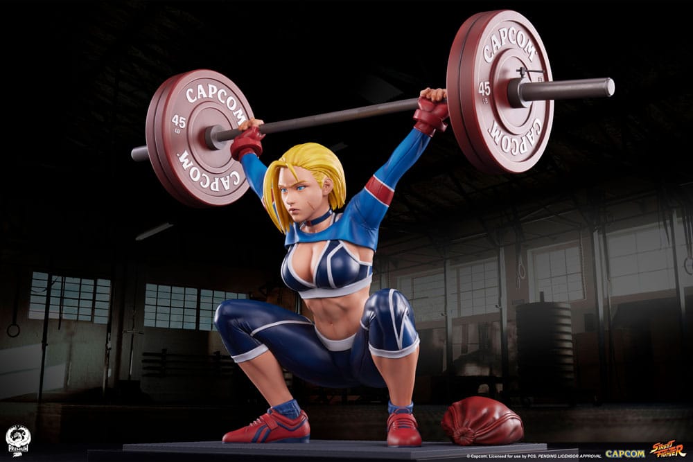 Street Fighter Premier Series Statue 1/4 Cammy: Powerlifting SF6 41 cm 0783214378645