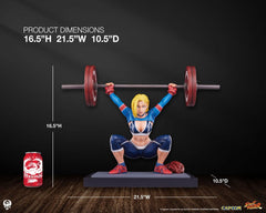 Street Fighter Premier Series Statue 1/4 Cammy: Powerlifting SF6 41 cm 0783214378645