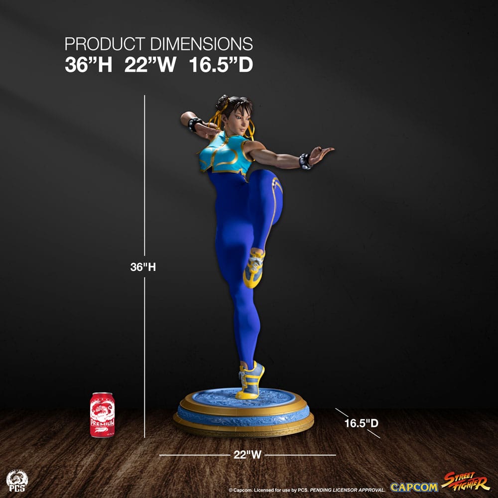 Street Fighter Statue 1/2 Chun-Li Alpha Edition 91 cm 0783214379925