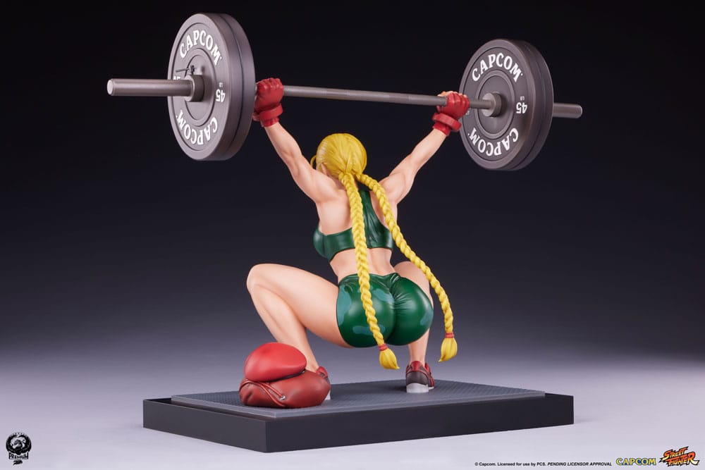 Street Fighter Premier Series Statue 1/4 Cammy: Powerlifting 41 cm 0783214378652