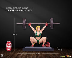 Street Fighter Premier Series Statue 1/4 Cammy: Powerlifting 41 cm 0783214378652