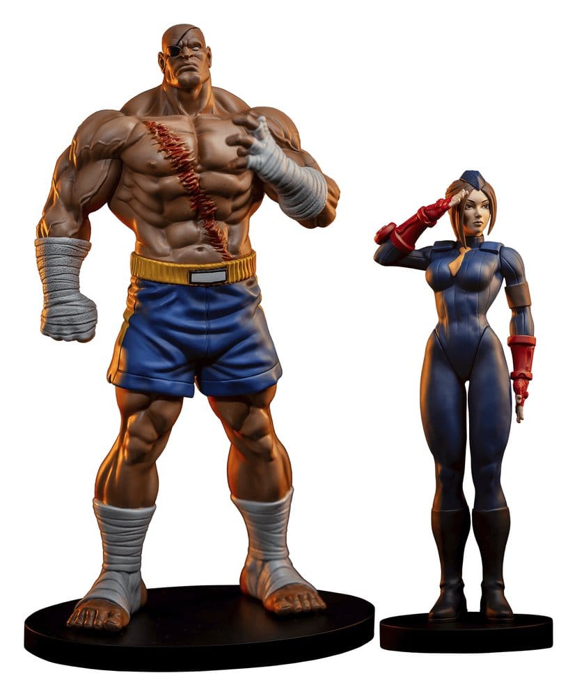 Street Fighter Street Jam Statuen 1/10 Sagat & Juli 24 cm  0783214378843