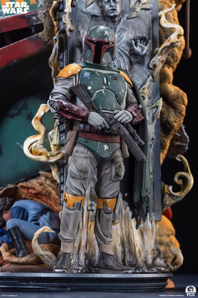 Star Wars The Empire Strikes Back Fine Art Bust Boba Fett 50 cm  0783214378881