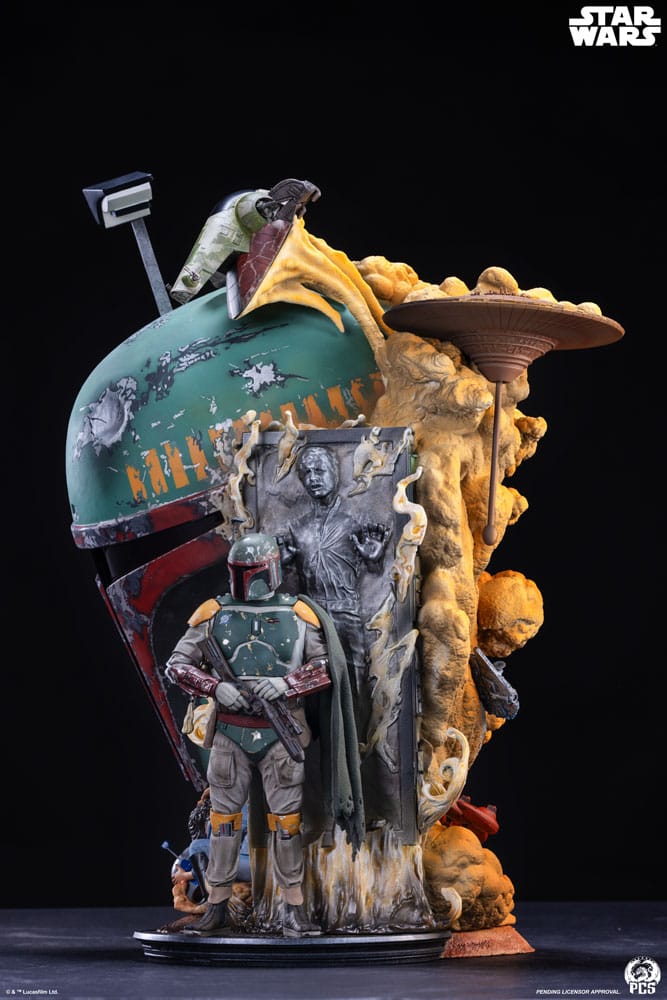 Star Wars The Empire Strikes Back Fine Art Bust Boba Fett 50 cm  0783214378881