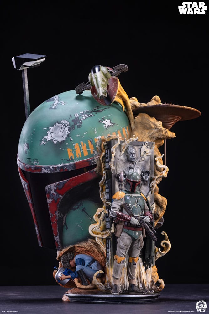 Star Wars The Empire Strikes Back Fine Art Bust Boba Fett 50 cm  0783214378881