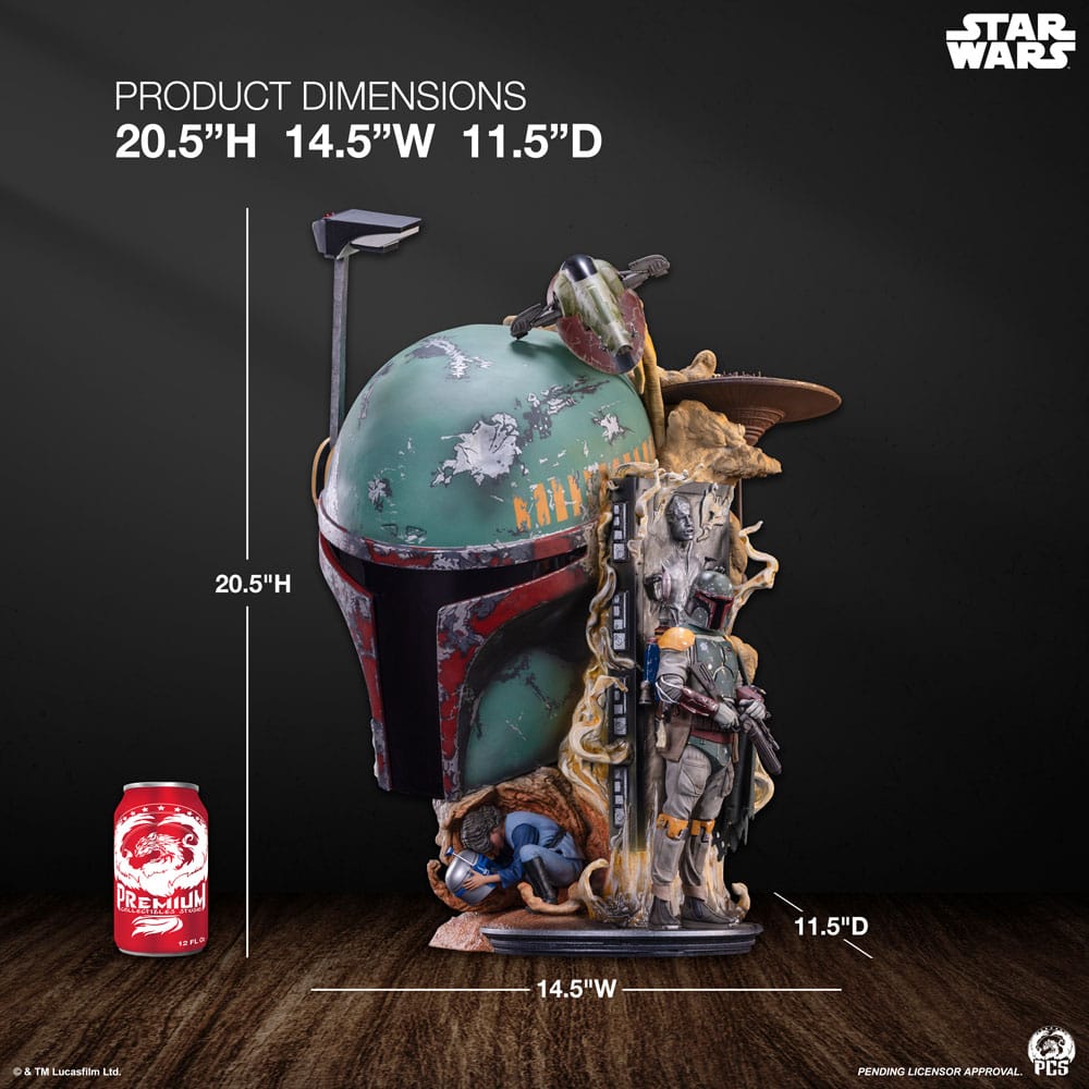 Star Wars The Empire Strikes Back Fine Art Bust Boba Fett 50 cm  0783214378881