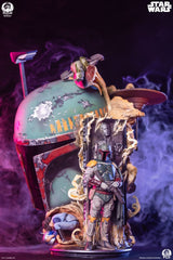 Star Wars The Empire Strikes Back Fine Art Bust Boba Fett Deluxe Edition 50 cm  0783214378898