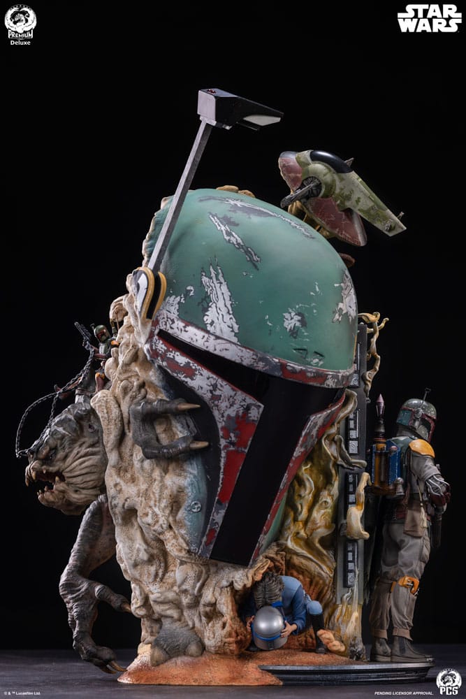Star Wars The Empire Strikes Back Fine Art Bust Boba Fett Deluxe Edition 50 cm  0783214378898