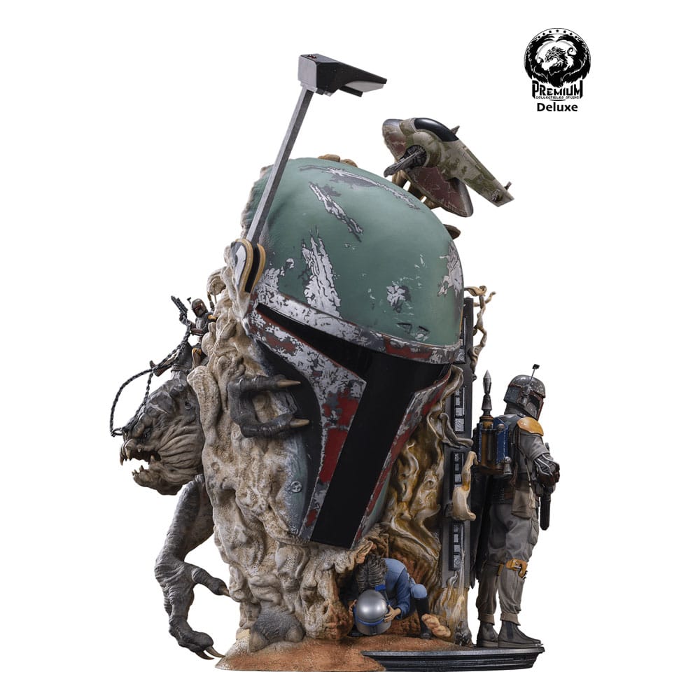 Star Wars The Empire Strikes Back Fine Art Bust Boba Fett Deluxe Edition 50 cm  0783214378898