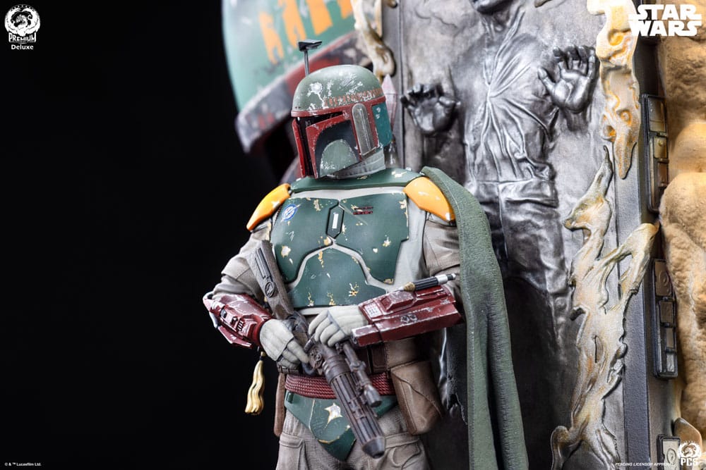 Star Wars The Empire Strikes Back Fine Art Bust Boba Fett Deluxe Edition 50 cm  0783214378898