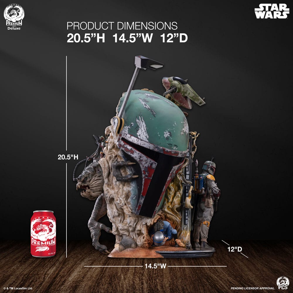 Star Wars The Empire Strikes Back Fine Art Bust Boba Fett Deluxe Edition 50 cm  0783214378898