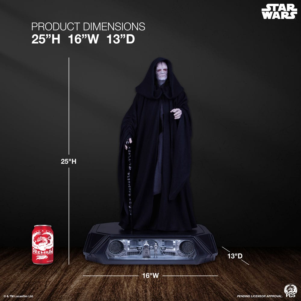Star Wars Hyperreal Statue 1/3 Emperor Palpatine 64 cm   0783214378966