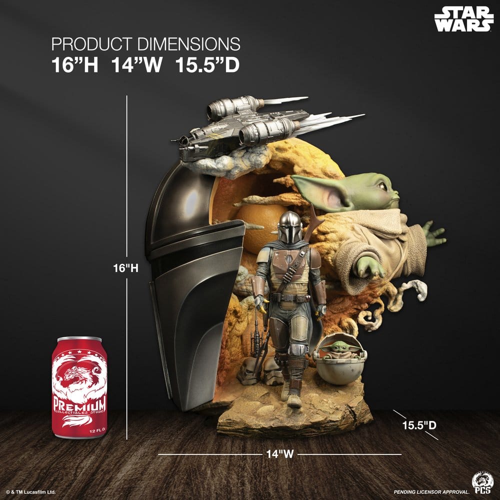 Star Wars: The Mandalorian Fine Art Bust 41 cm 0783214379871
