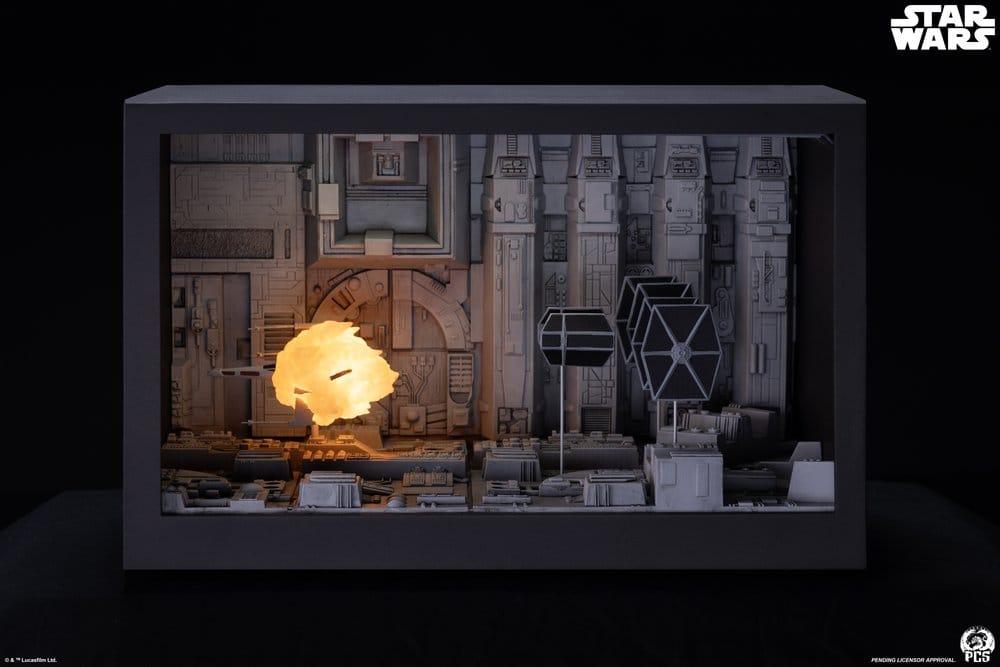 Star Wars Movie Moments Mini Scale Diorama Trench Run 23 cm 0783214381027