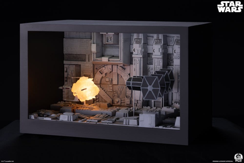 Star Wars Movie Moments Mini Scale Diorama Trench Run 23 cm 0783214381027