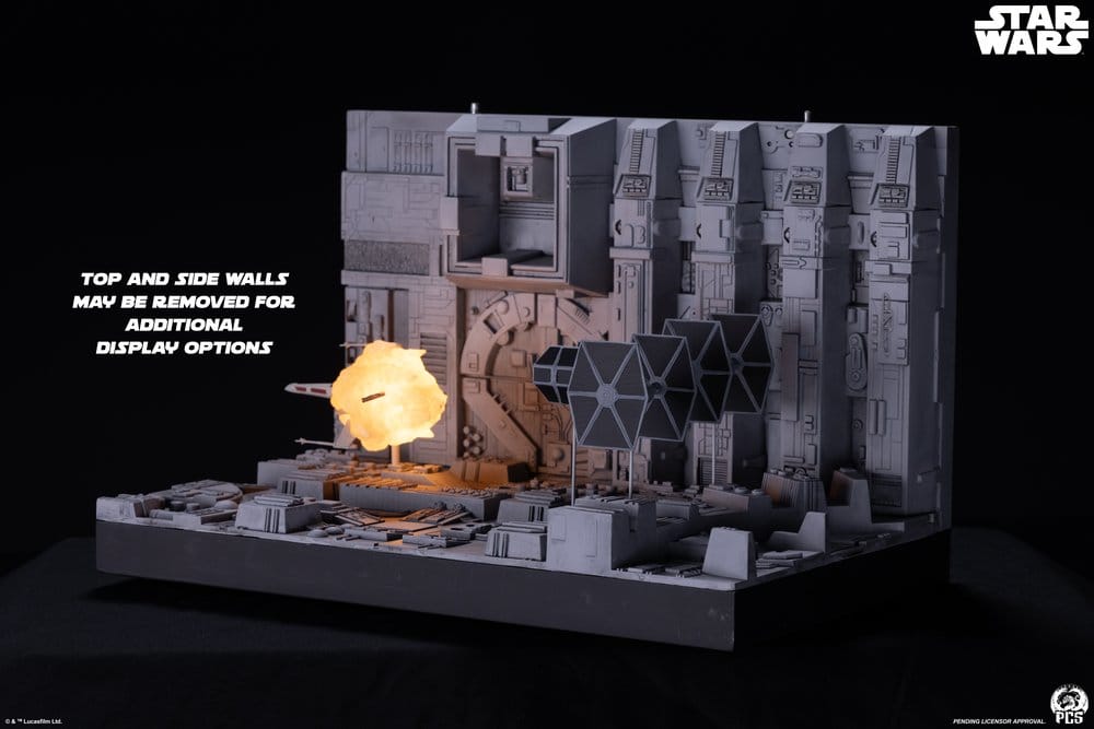 Star Wars Movie Moments Mini Scale Diorama Trench Run 23 cm 0783214381027